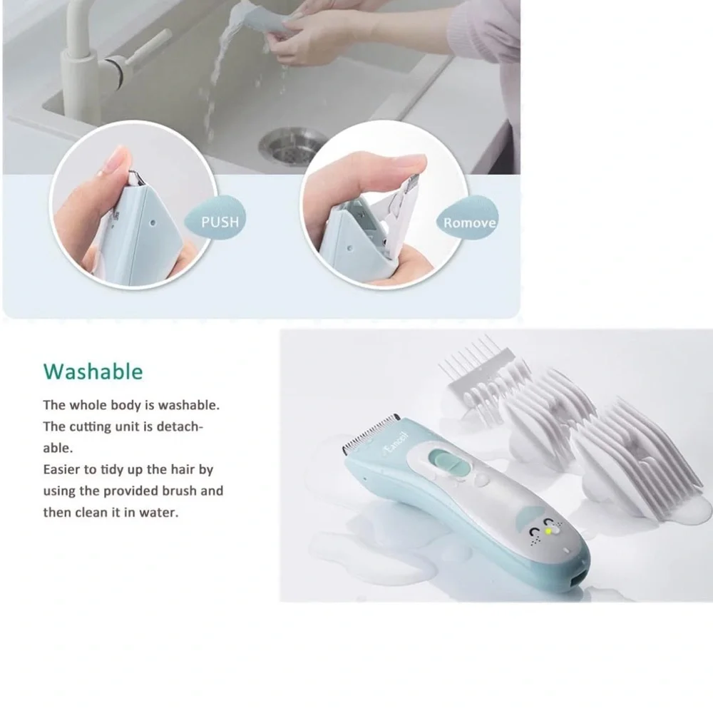 Baby Hair Clipper Set with Accessories